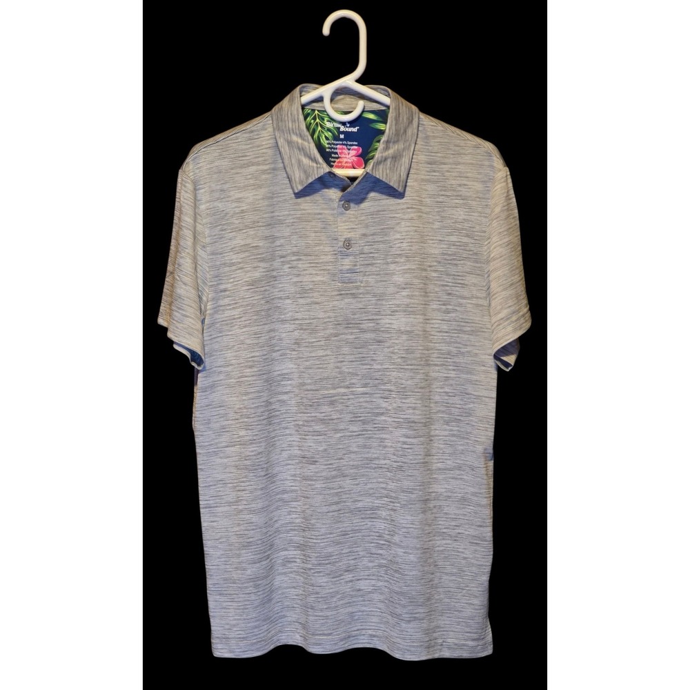 NWT Birdie Bound Mens Grey Shirt Dry-Fit Golf UV sizes: M, L